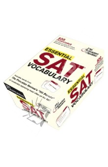 Essential SAT Vocabulary (550 flashcards) обложка книги Essential SAT Vocabulary (550 flashcards) обложка книги