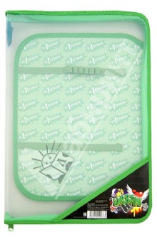 Папка А4 "Graffiti" молния вокруг (276735) Папка А4 "Graffiti" молния вокруг (276735)