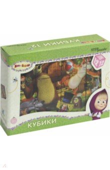 Кубики 12 шт. "Маша и Медведь" (87134) Кубики 12 шт. "Маша и Медведь" (87134)