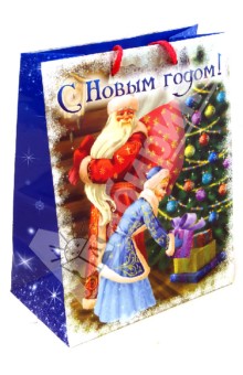 Пакет бумажный "Новый год". 18х23х10 см. (31440) Пакет бумажный "Новый год". 18х23х10 см. (31440)