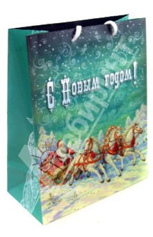 Пакет бумажный "Новый год". 26х33х13 см. (31453) Пакет бумажный "Новый год". 26х33х13 см. (31453)