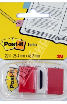Клейкие закладки " Post-it". Красные. 22 листа (680-R-LEU) Клейкие закладки " Post-it". Красные. 22 листа (680-R-LEU)