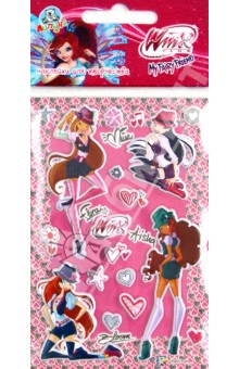 Winx радужные наклейки "Город 3" (WUW11) Winx радужные наклейки "Город 3" (WUW11)