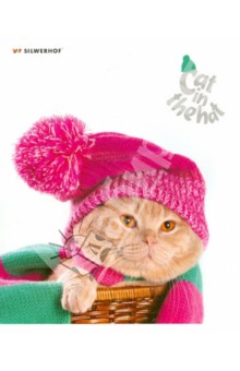 Тетрадь 48 листов, клетка "Cat in the hat", в ассортименте (811309-55) Тетрадь 48 листов, клетка "Cat in the hat", в ассортименте (811309-55)