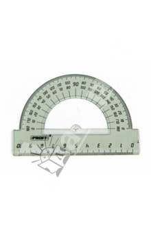 Транспортир 180 градусов дымчатый (PP180/100-51) Транспортир 180 градусов дымчатый (PP180/100-51)