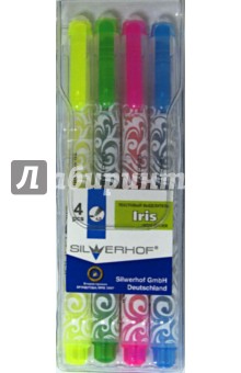 Текстовый выделитель IRIS HIGHLIGHTER, 4 цвета (100401-30) Текстовый выделитель IRIS HIGHLIGHTER, 4 цвета (100401-30)