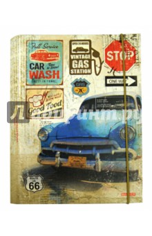 Тетрадь на кольцах. Retro Cars. Marker. А5, 120 листов (М-610512С) Тетрадь на кольцах. Retro Cars. Marker. А5, 120 листов (М-610512С)