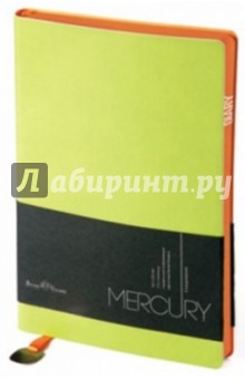 Ежедневник недатированный "Mercury" (А5, салатовый) (3-435/07) Ежедневник недатированный "Mercury" (А5, салатовый) (3-435/07)