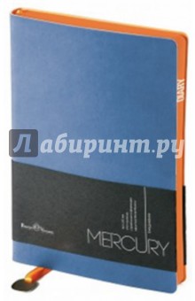 Ежедневник недатированный "Mercury" (А5, синий) (3-435/13) Ежедневник недатированный "Mercury" (А5, синий) (3-435/13)