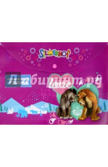Папка-конверт на кнопке А4 "Ice Age" (255164-00) Папка-конверт на кнопке А4 "Ice Age" (255164-00)