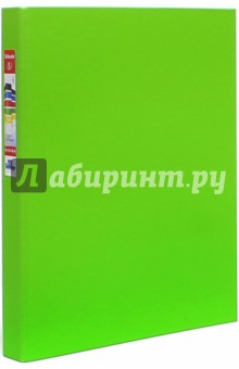 Папка на 2-х кольцах A4 (25 мм, зеленая) (14453) Папка на 2-х кольцах A4 (25 мм, зеленая) (14453)
