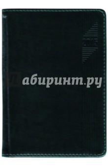 Ежедневник датированный на 2015 год "Пристин" (А6+, темно-зеленый) (34289-15) Ежедневник датированный на 2015 год "Пристин" (А6+, темно-зеленый) (34289-15)