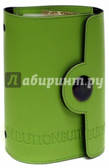 Органайзер "Button" (А6+, лайм) (5439 BT25) Органайзер "Button" (А6+, лайм) (5439 BT25)