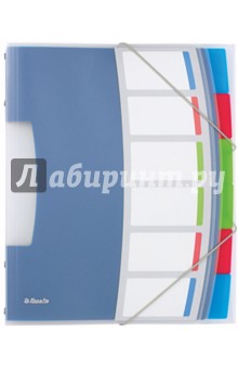 Папка-разделитель А4. С резинкой. 6 разделителей (624029) Папка-разделитель А4. С резинкой. 6 разделителей (624029)