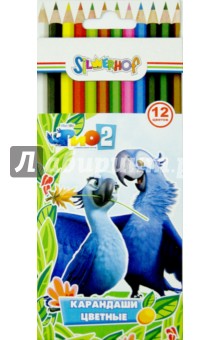 Карандаши шестигранные RIO (12 цветов) (134189-12) Карандаши шестигранные RIO (12 цветов) (134189-12)