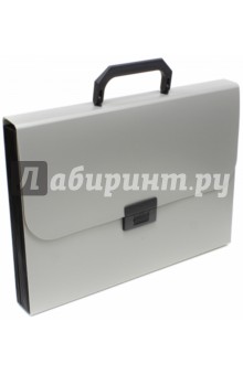 Портфель "Basic" (12 разделителей, А4, серый) (255077-11) Портфель "Basic" (12 разделителей, А4, серый) (255077-11)
