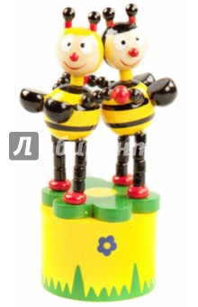 Игрушка деревянная "Танцующие пчелки" (76404) Игрушка деревянная "Танцующие пчелки" (76404)