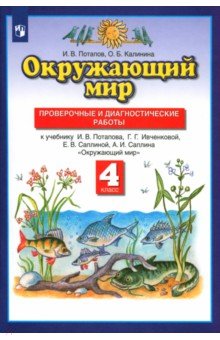 Потапов, Калинина - Окружающий мир. 4 класс. Проверочные и диагностические работы к учебнику Г.Г. Ивченковой и др. обложка книги Потапов, Калинина - Окружающий мир. 4 класс. Проверочные и диагностические работы к учебнику Г.Г. Ивченковой и др. обложка книги