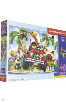 Puzzle-40 MAXI "Сафари" (В-040131) Puzzle-40 MAXI "Сафари" (В-040131)