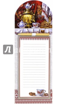 Блок для записи с карандашом (на магните, 40 листов, 6 видов) (37989-24) Блок для записи с карандашом (на магните, 40 листов, 6 видов) (37989-24)