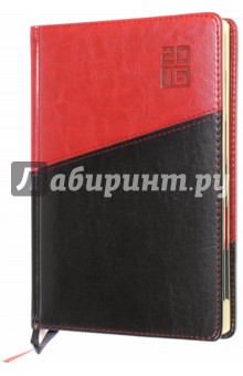 Ежедневник датированный на 2016 год (ЧЕРНЫЙ/ТЕМНО-КРАСНЫЙ) (37968-15) Ежедневник датированный на 2016 год (ЧЕРНЫЙ/ТЕМНО-КРАСНЫЙ) (37968-15)