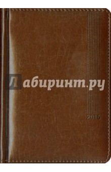 Ежедневник 2016 датированный ПРИСТИН КОРИЧНЕВЫЙ (38098-15) Ежедневник 2016 датированный ПРИСТИН КОРИЧНЕВЫЙ (38098-15)