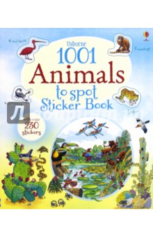 Ruth Brocklehurst - 1001 Animals to Spot Sticker Book обложка книги Ruth Brocklehurst - 1001 Animals to Spot Sticker Book обложка книги