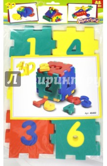 Конструктор мягкий с цифрами (45402) Конструктор мягкий с цифрами (45402)