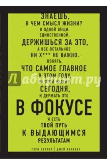 В ФОКУСЕ. Твой путь к выдающимся результатам - Келлер, Папазан