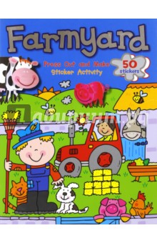 Farmyard. Sticker Activity book. Press Out and Make - Dereen Taylor