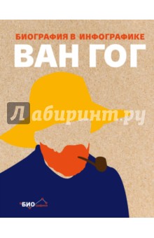 Sophie Collins - Ван Гог. Биография в инфографике обложка книги Sophie Collins - Ван Гог. Биография в инфографике обложка книги