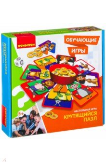 Игра настольная обучающая "Крутящийся пазл" (ВВ2418) Игра настольная обучающая "Крутящийся пазл" (ВВ2418)