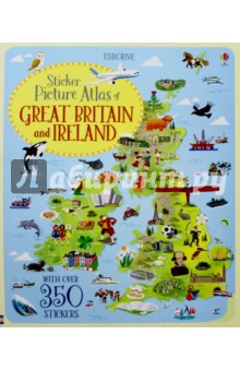 Sticker Picture Atlas of Great Britain & Ireland - Jonathan Melmoth