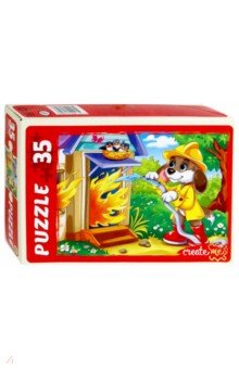 Maxi Puzzle-35 "Щенок-пожарный" (ПУ35-0619) Maxi Puzzle-35 "Щенок-пожарный" (ПУ35-0619)