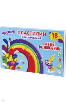Пластилин "Юнландия", 18 цветов (104819) Пластилин "Юнландия", 18 цветов (104819)
