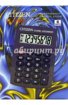 Калькулятор карманный Citizen 8-разрядный LC-210(III) Калькулятор карманный Citizen 8-разрядный LC-210(III)