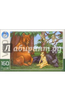 Пазл-160. 160009. Маугли и Багира Пазл-160. 160009. Маугли и Багира