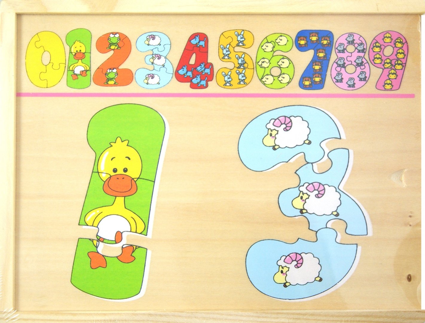 Иллюстрация 1 из 11 для Числовые пазлы "Цифры" (5063) | Лабиринт - игрушки. Источник: Лабиринт