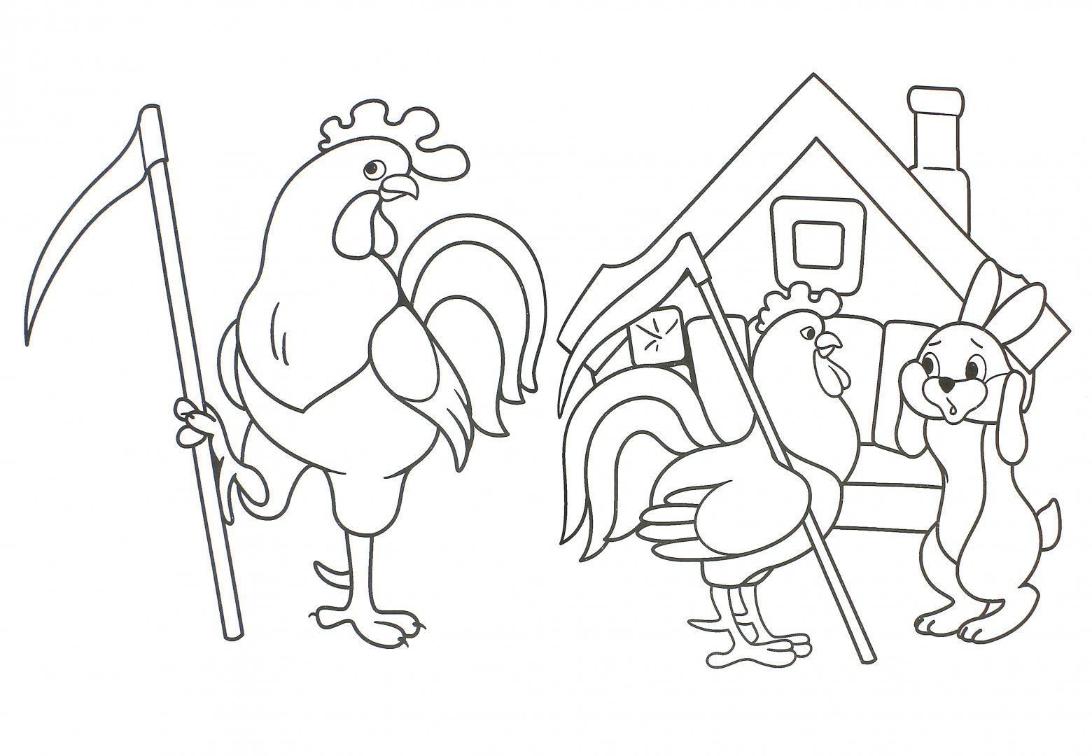 Иллюстрация 2 из 11 для Большая раскраска "Сказки о животных", А4 | Лабиринт - книги. Источник: Лабиринт