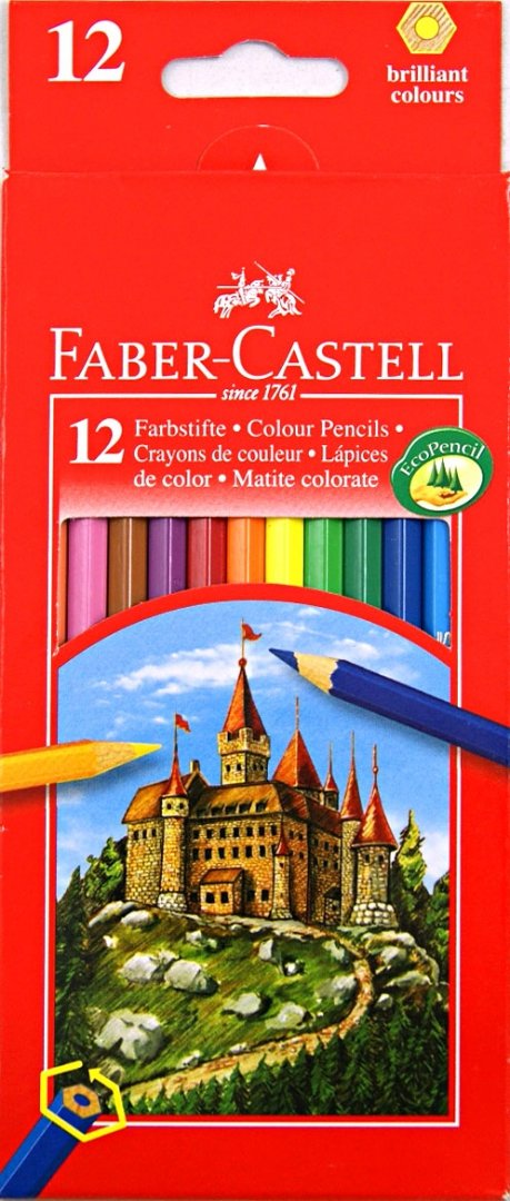 Иллюстрация 1 из 6 для Цветные карандаши "Замок", 12 цветов (111212) | Лабиринт - канцтовы. Источник: Лабиринт
