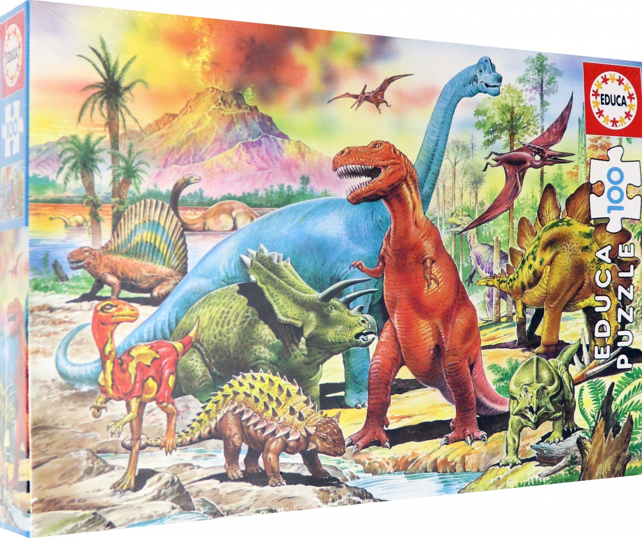 Иллюстрация 1 из 13 для Пазл-100 "Динозавры" (13179) | Лабиринт - игрушки. Источник: Лабиринт