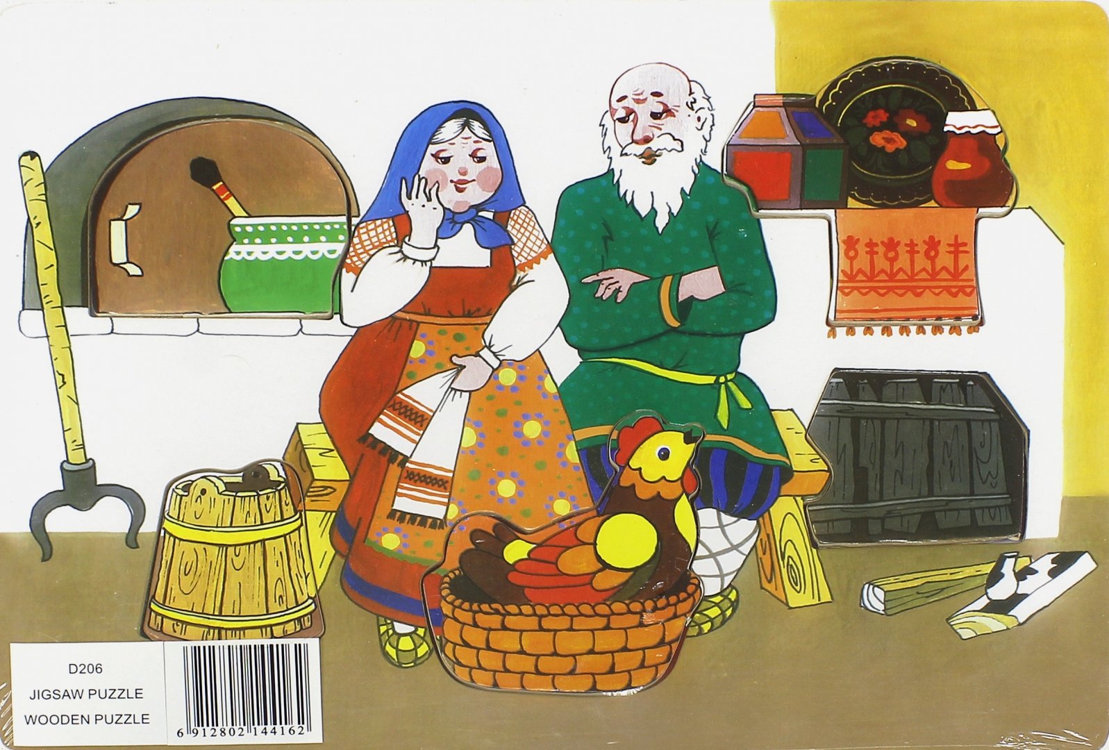 Иллюстрация 1 из 14 для Развивающая деревянная игра "Курочка Ряба" (D206) | Лабиринт - игрушки. Источник: Лабиринт