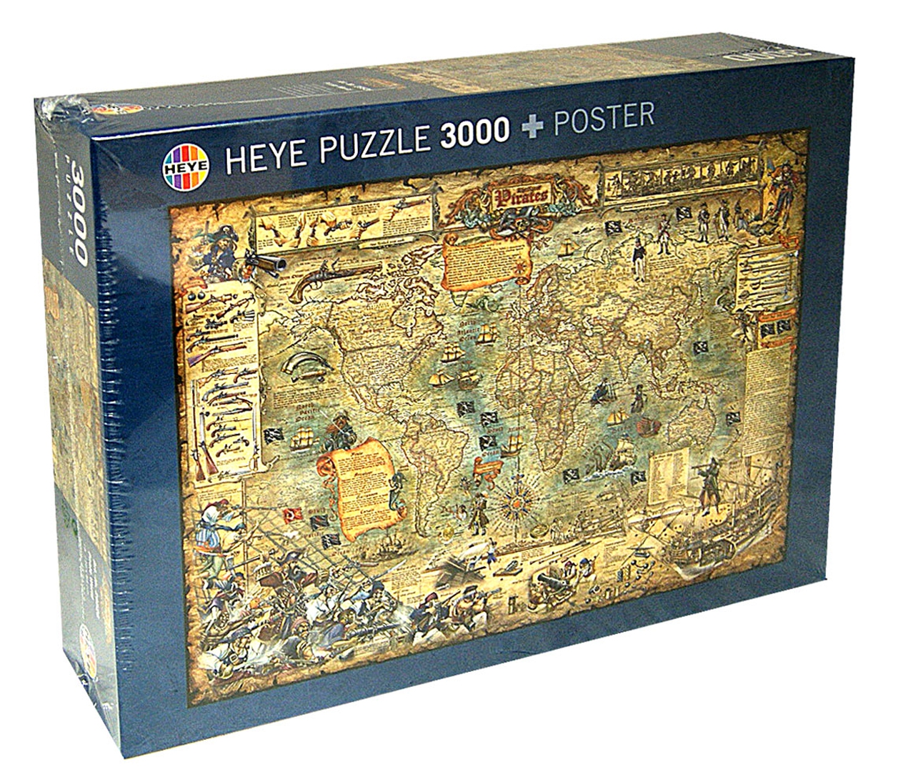 Иллюстрация 1 из 12 для Puzzle-3000 "Пиратская карта" (29526) | Лабиринт - игрушки. Источник: Лабиринт