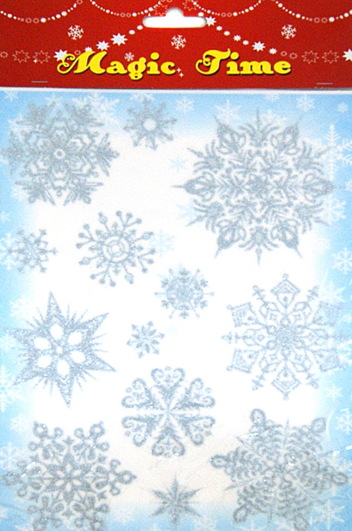 Иллюстрация 1 из 4 для Украшение новогоднее оконное "Снежинки" (26558) | Лабиринт - сувениры. Источник: Лабиринт