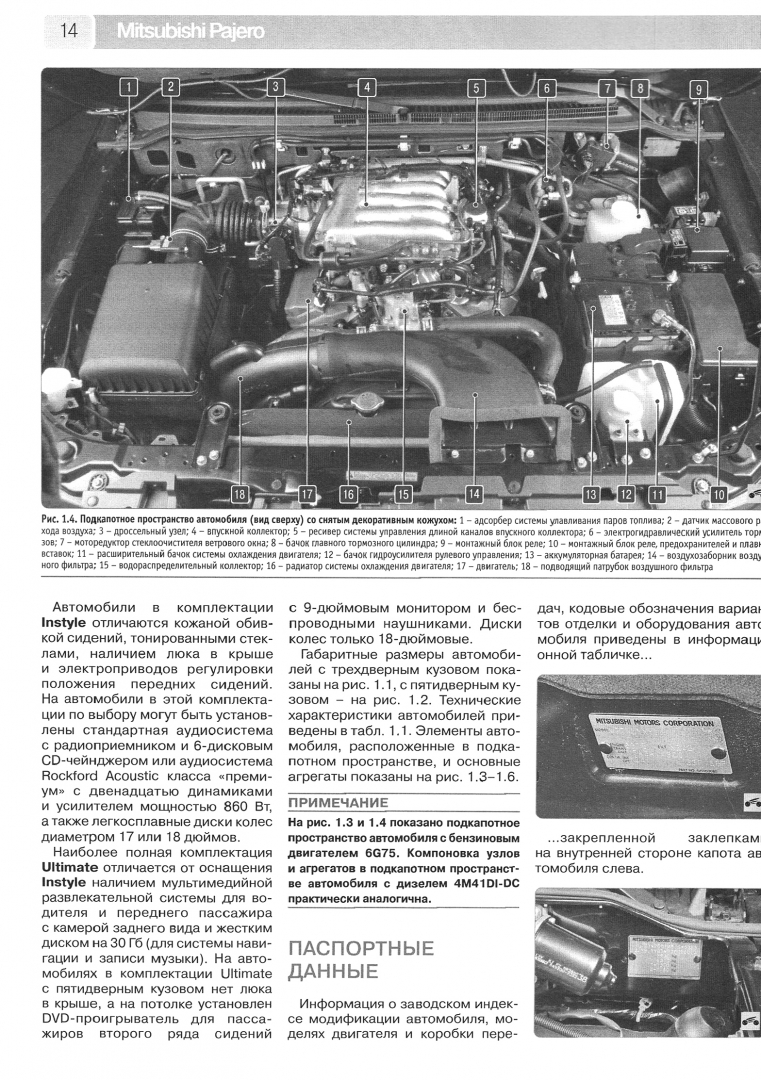 Иллюстрация 1 из 3 для Mitsubishi Pajero IV. Руководство по эксплуатации, техническому обслуживанию и ремонту | Лабиринт - книги. Источник: Лабиринт