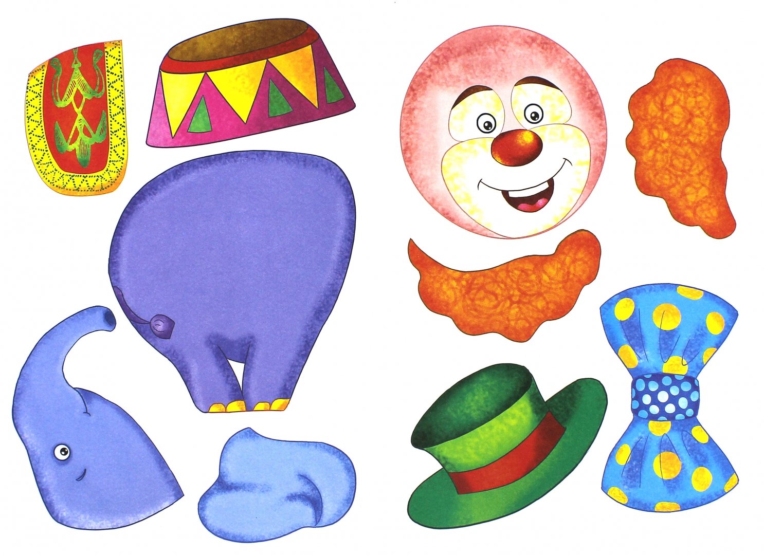 Иллюстрация 1 из 15 для Аппликации для малышей. Веселые картинки. А4 | Лабиринт - игрушки. Источник: Лабиринт