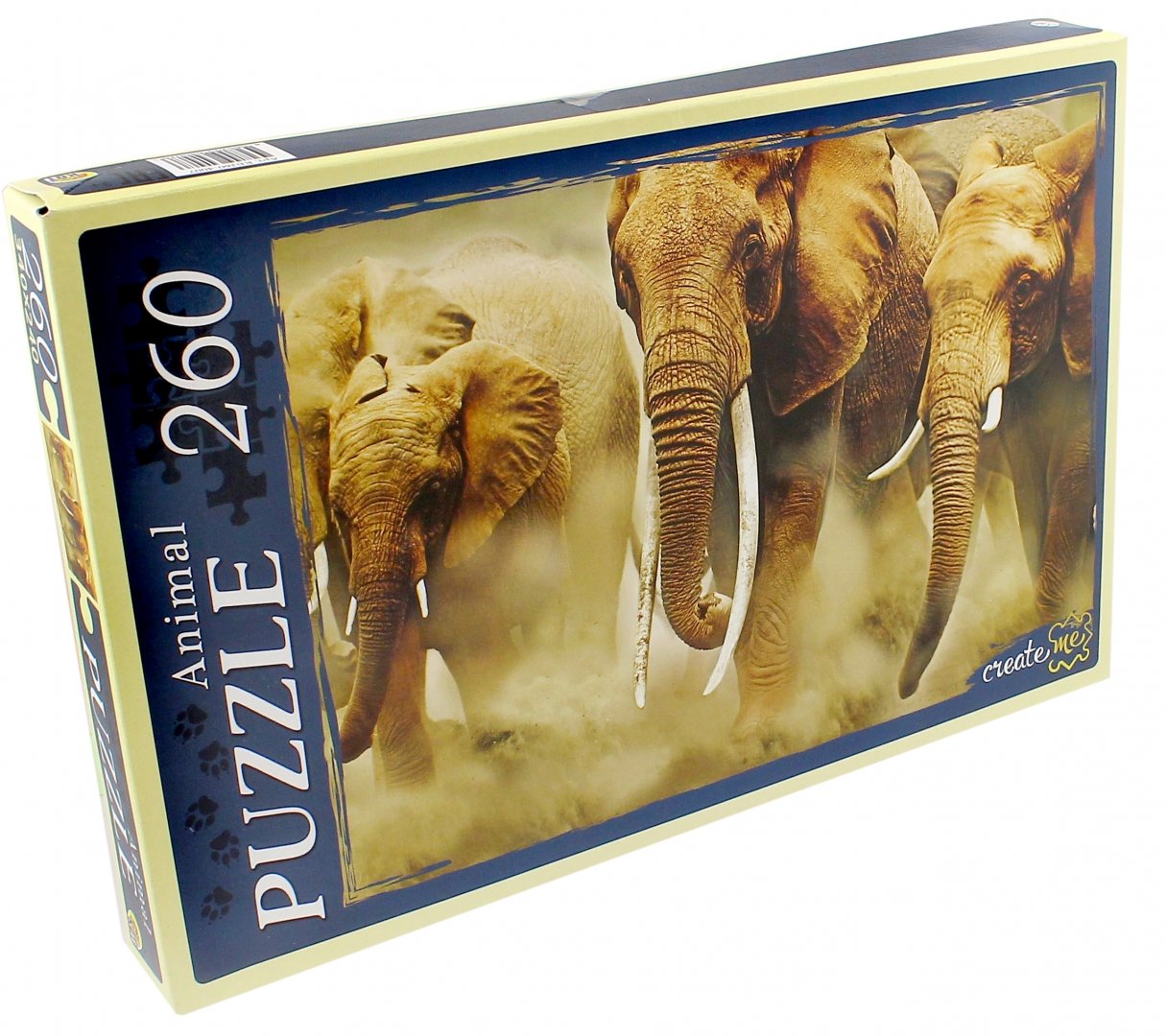 Иллюстрация 1 из 9 для Puzzle-260 "Бегущие слоны" (КБ260-4007) | Лабиринт - игрушки. Источник: Лабиринт