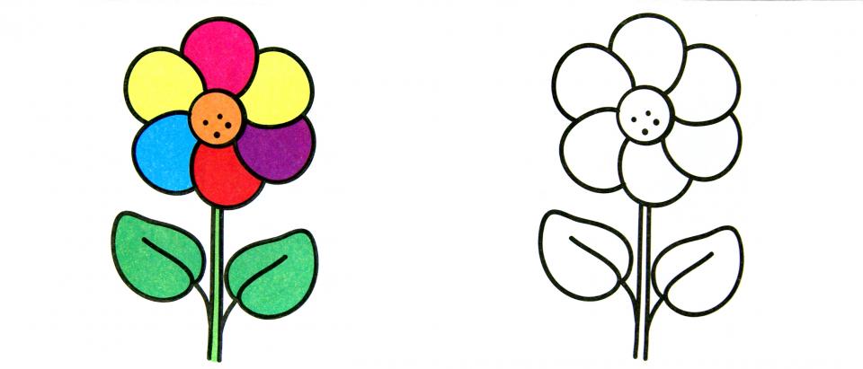 Книга: Раскраска для малышей Волшебные цветы (37286-50). Купить книгу,  читать рецензии | ISBN 4606008295057 | Лабиринт