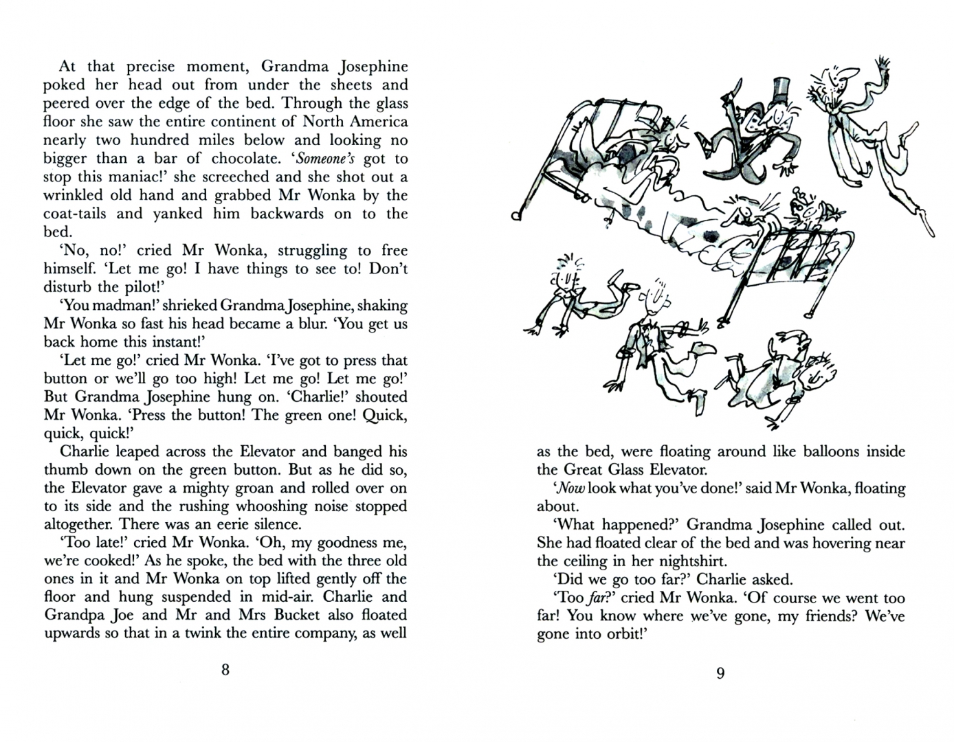 Иллюстрация 1 из 19 для Charlie and the Great Glass Elevator - Roald Dahl | Лабиринт - книги. Источник: Лабиринт