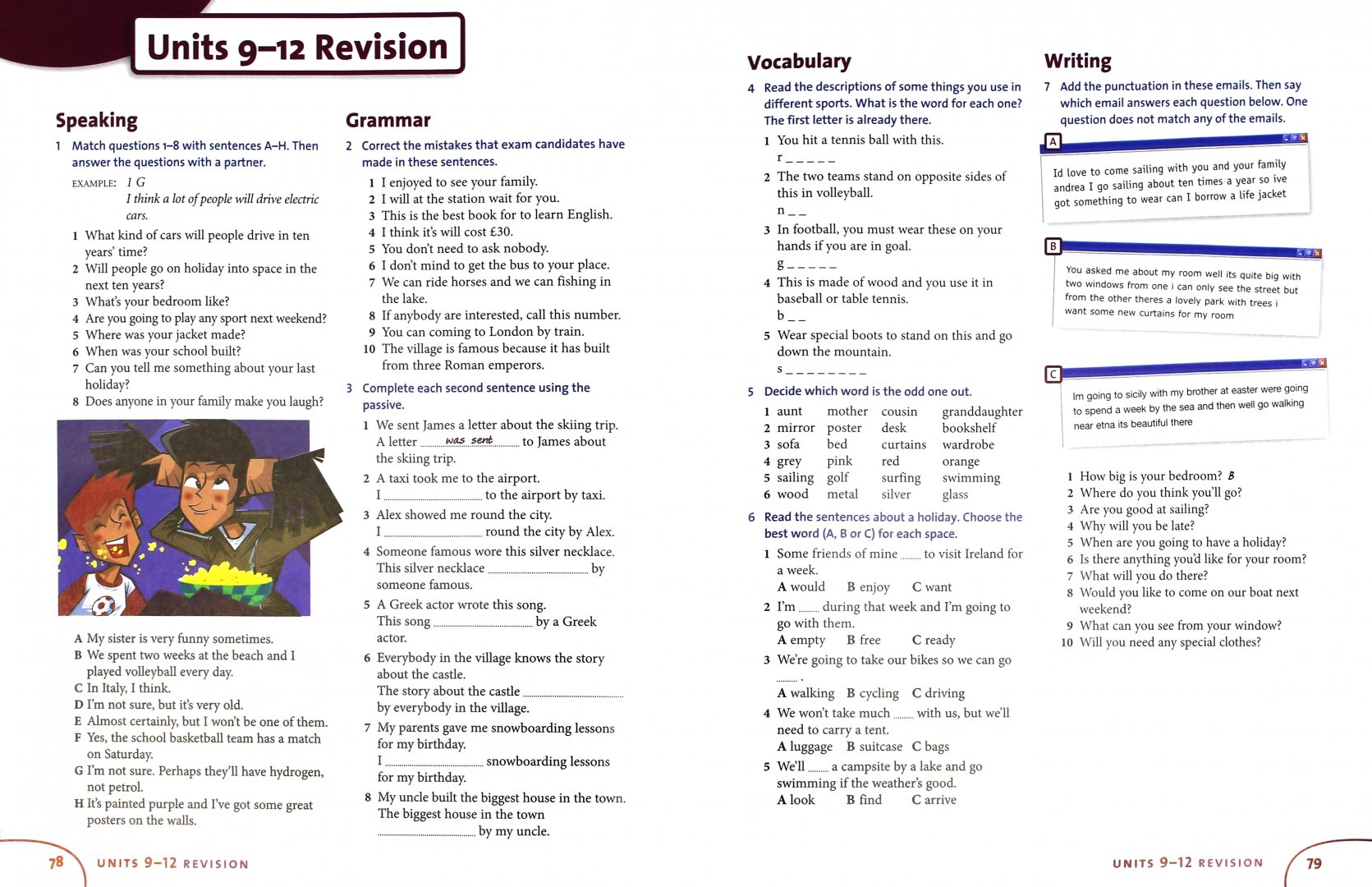 Family 1 unit 11. Unit 1 Grammar. Grammar revision учебник. Grammar and Vocabulary revision. Objective Key book.